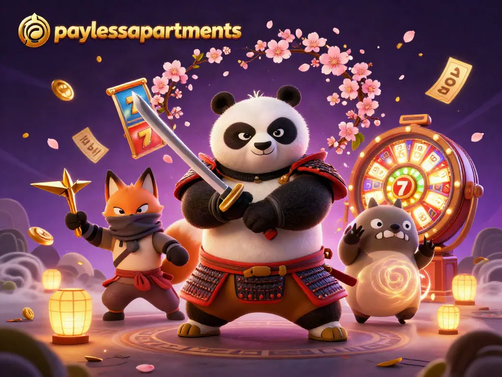 Engage with paylessapartments in a vibrant casino scene featuring dynamic characters and game elements.